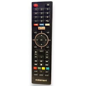 Element Black Streaming Remote with Colorful Buttons